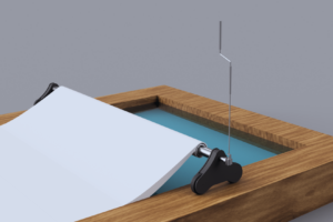 Couverture de piscine manuelle avec manivelle d'enroulage pour bassin jusqu'à 15m².